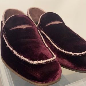 Donald J Pliner Purple Velvet men’s shoes